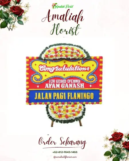 Sewa Papan Bunga Abung Timur